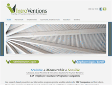 Tablet Screenshot of introventions.com